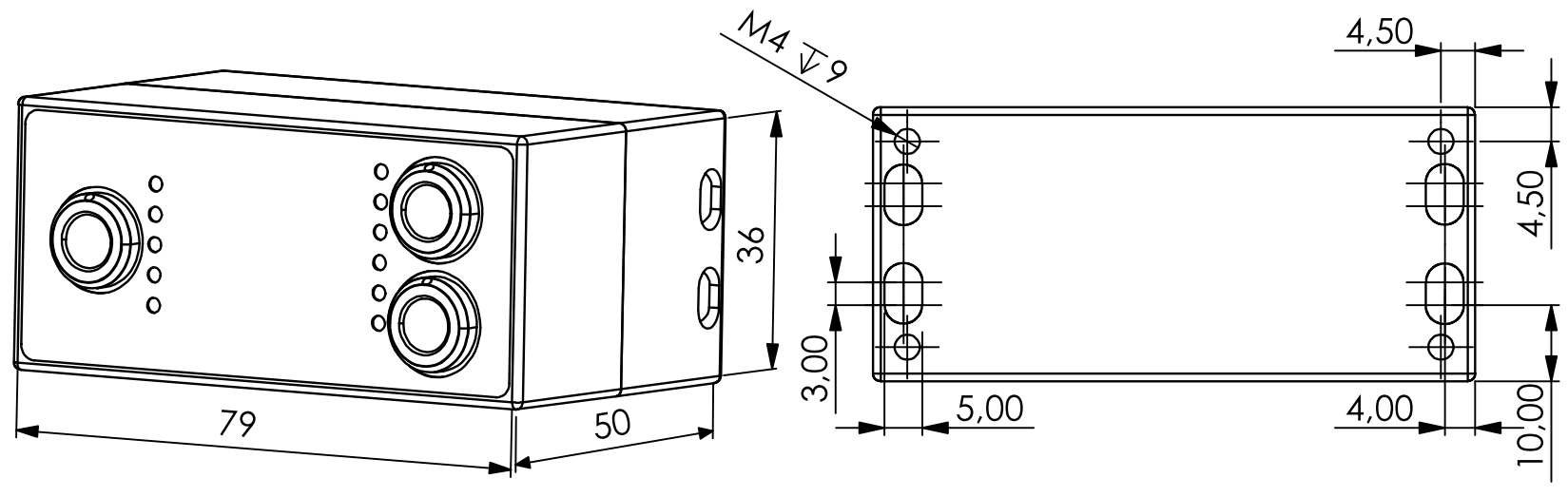 Dimension Flow Computer With Temperature Output Flow Computer Mit Temperaturausgang Vca T