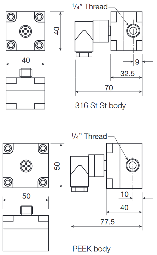 Dimension Oval Gear Meter 10L Min Ovalradzaehler 10L Min Og3