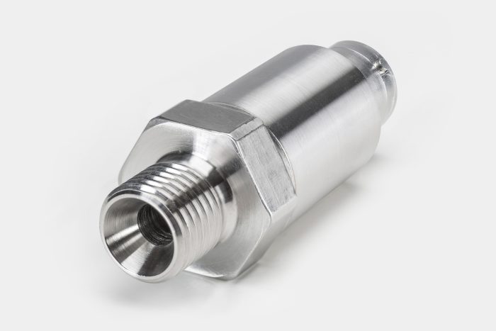 Drucksensor PV22 Druckanschluss M14x1.5 mit 60° Innenkunus elektrischer Anschluss MIL-C26482 | Pressure sensor PV22 Pressure connection M14x1.5 with 60° internal cone Electrical connection MIL-C26482